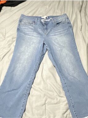 1822 Denim Light Blue Straight Leg Jeans
